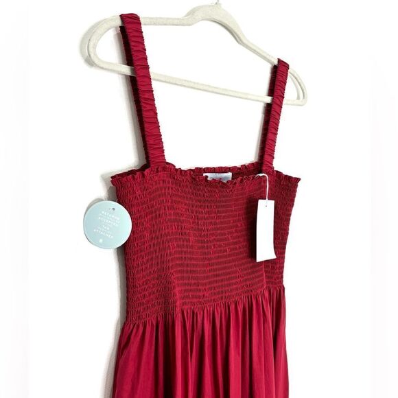 NWT Hill House The Anjuli Nap Dress in Victorian Red - Picture 5 of 10